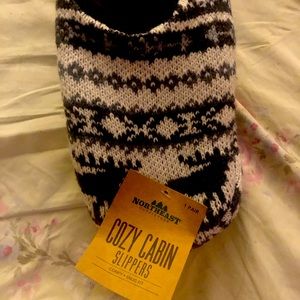 Cozy cabin house shoes